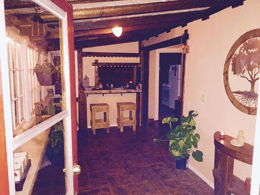 Entrance into house