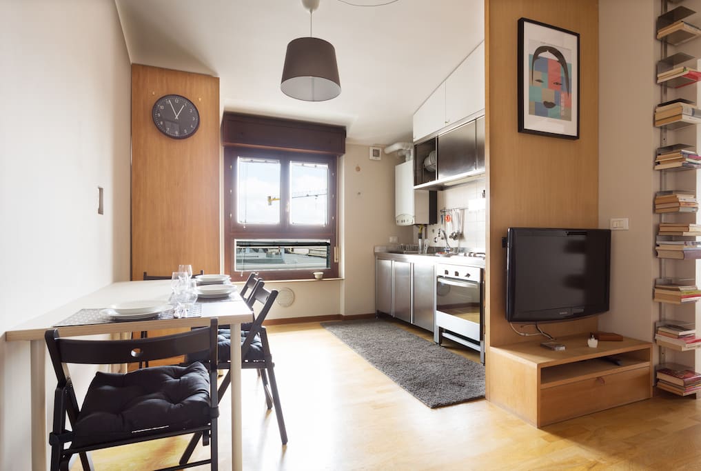 The Kitchen & The dining table