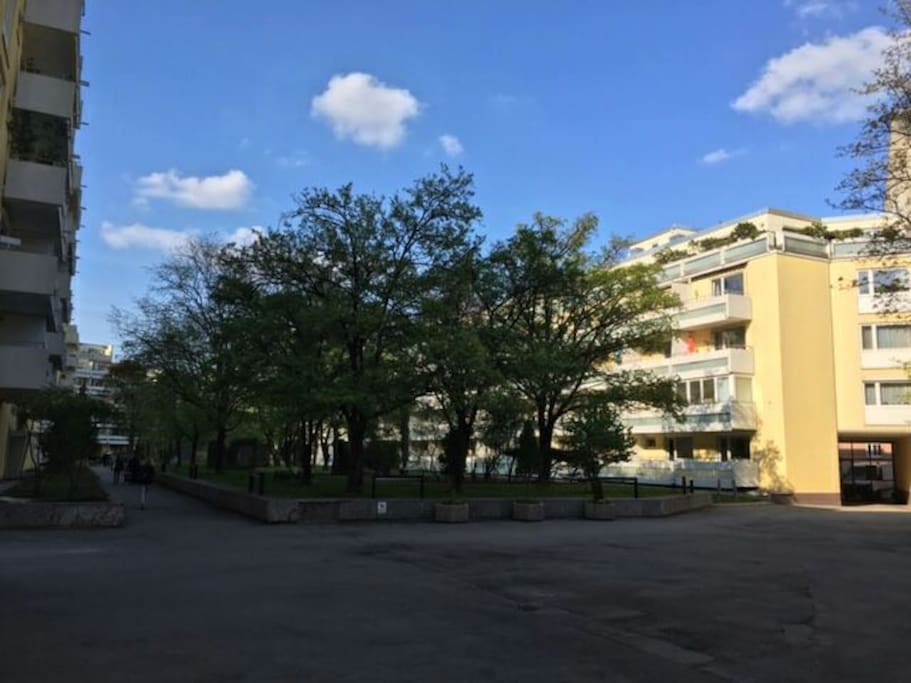 The view from outside.