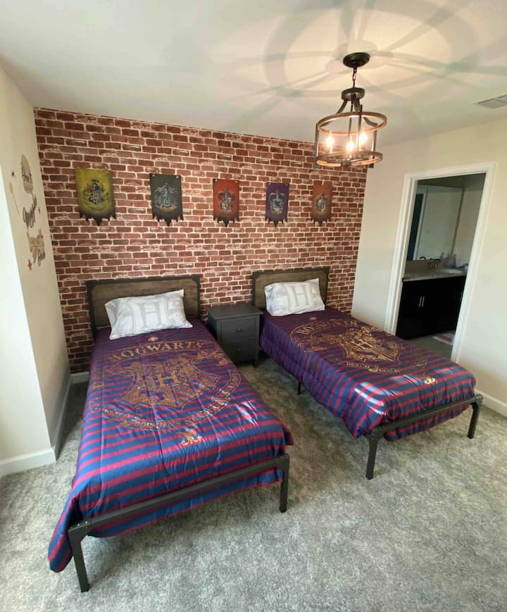 哈利·波特客房-两张单人床/可睡2人