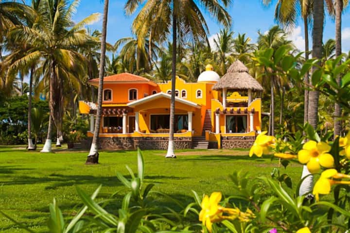 Beautiful Beach Villa Playa Las Tortugas Villas For Rent In Jalcocotan Nayarit Mexico