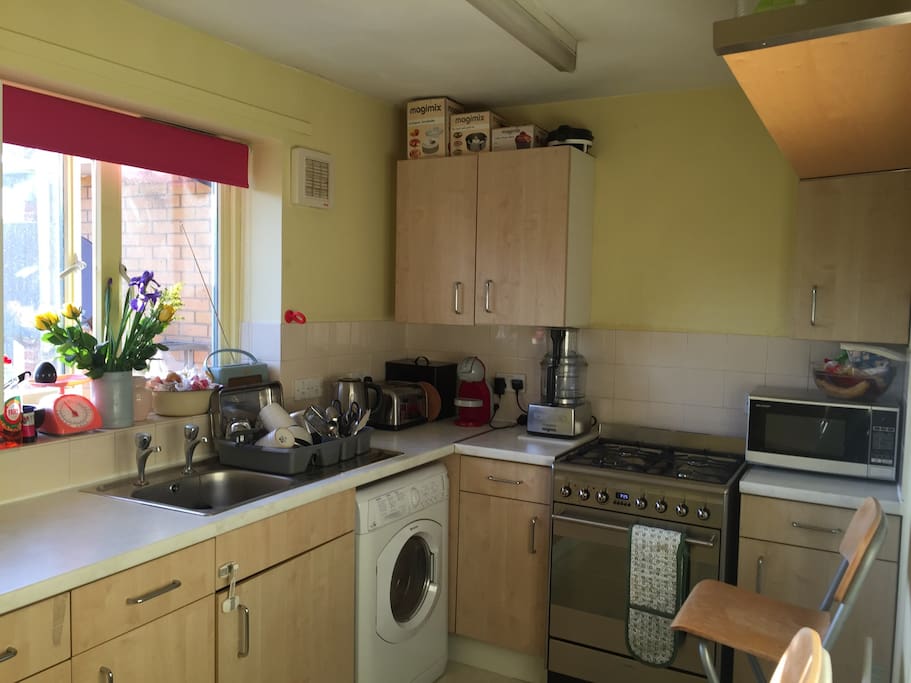 The shared kitchen