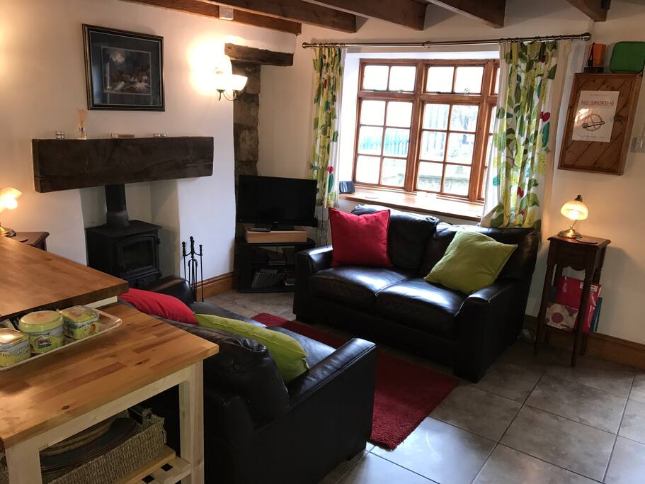 Open plan living area