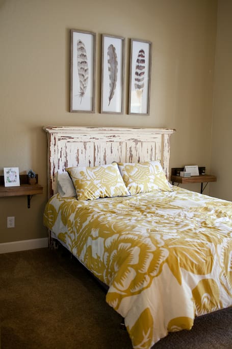 Relax on your queen sized bed