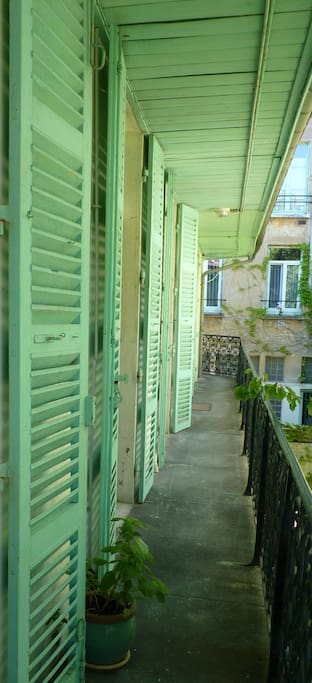 un balcon à votre disposition