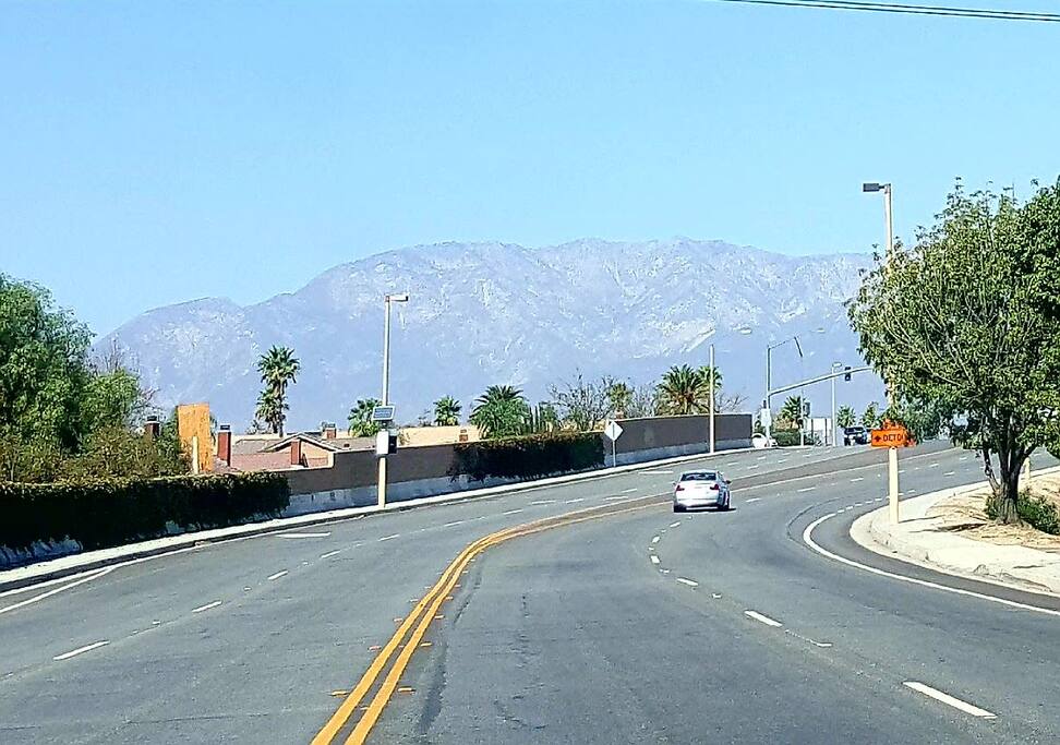 A view of the mountains, so serene.