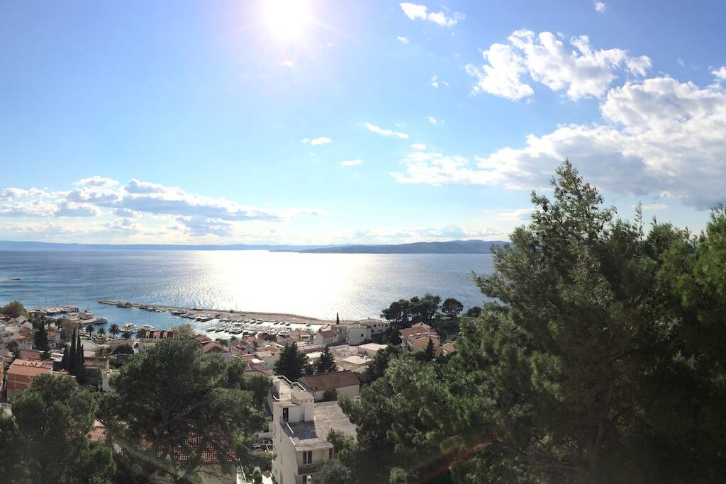 Aussicht aus unserer Ferienwohnung Nr 7