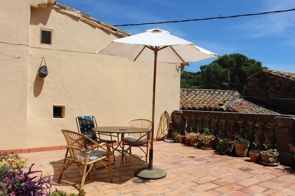 vue depuis la terrasse