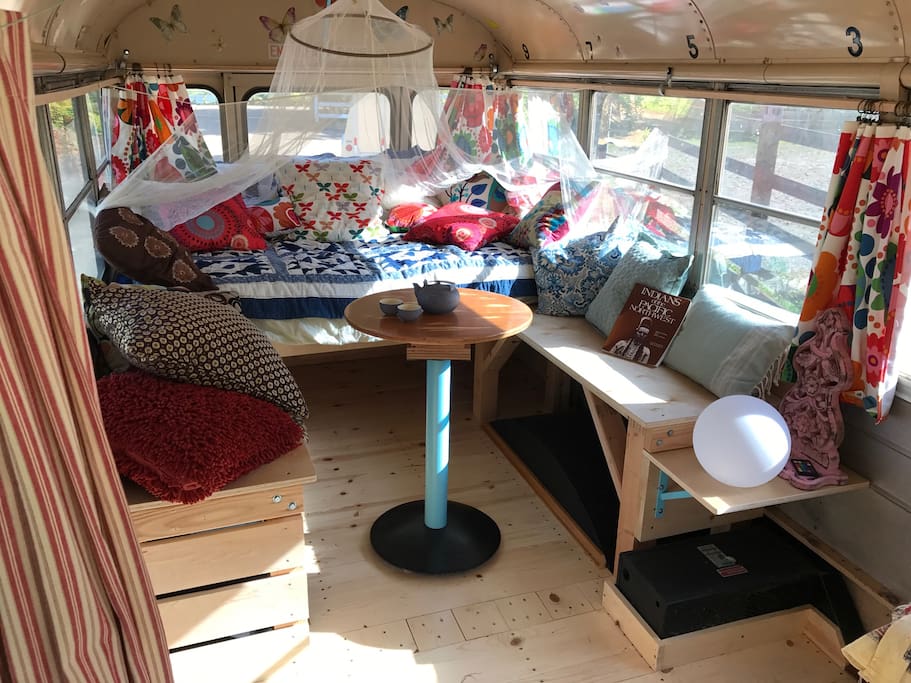 Welcome to "Amber-Meadows" the Short Bus at Corbett Farm