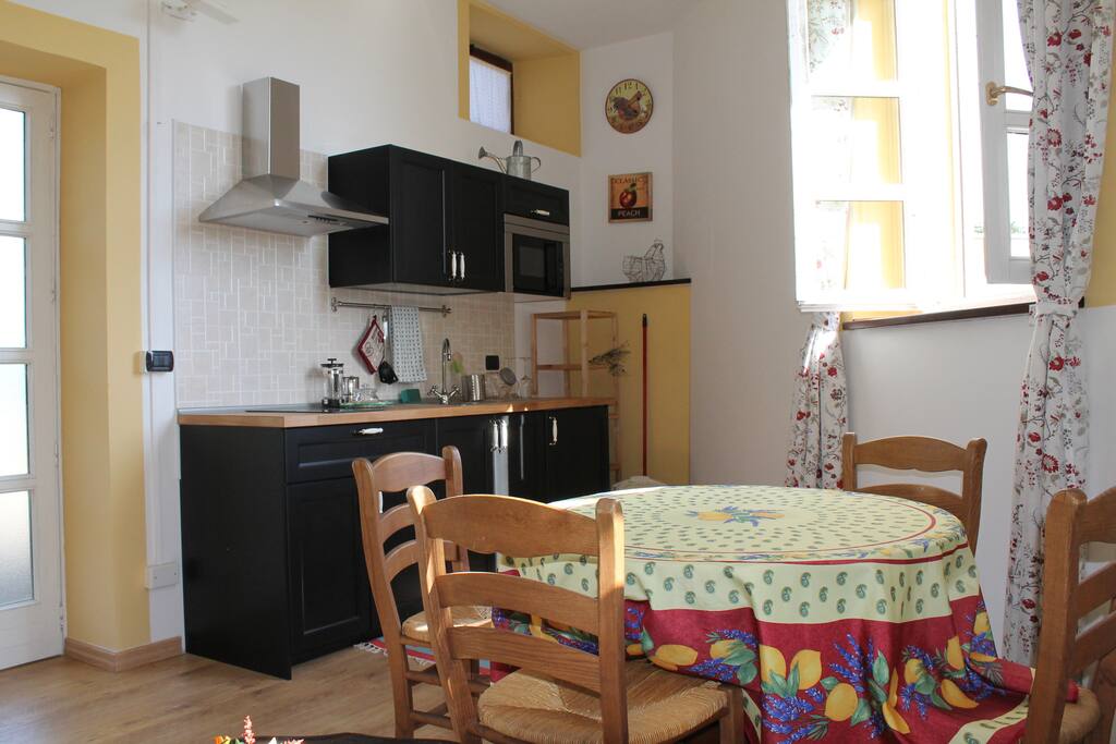 kitchen in living room