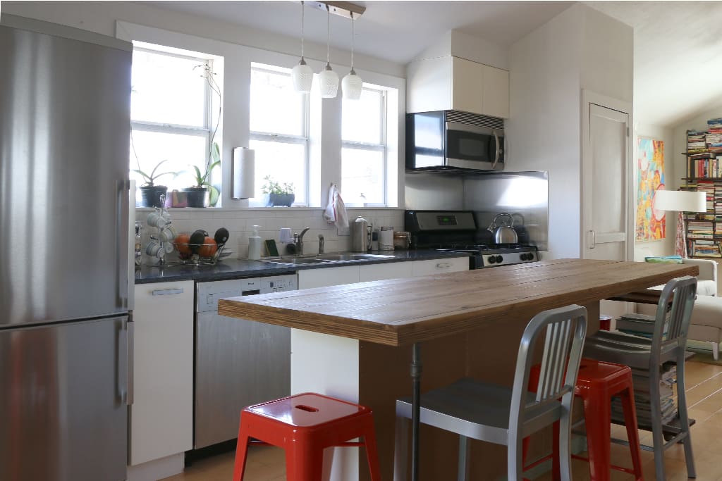 Kitchen with everything you need to make a delicious meal at home
