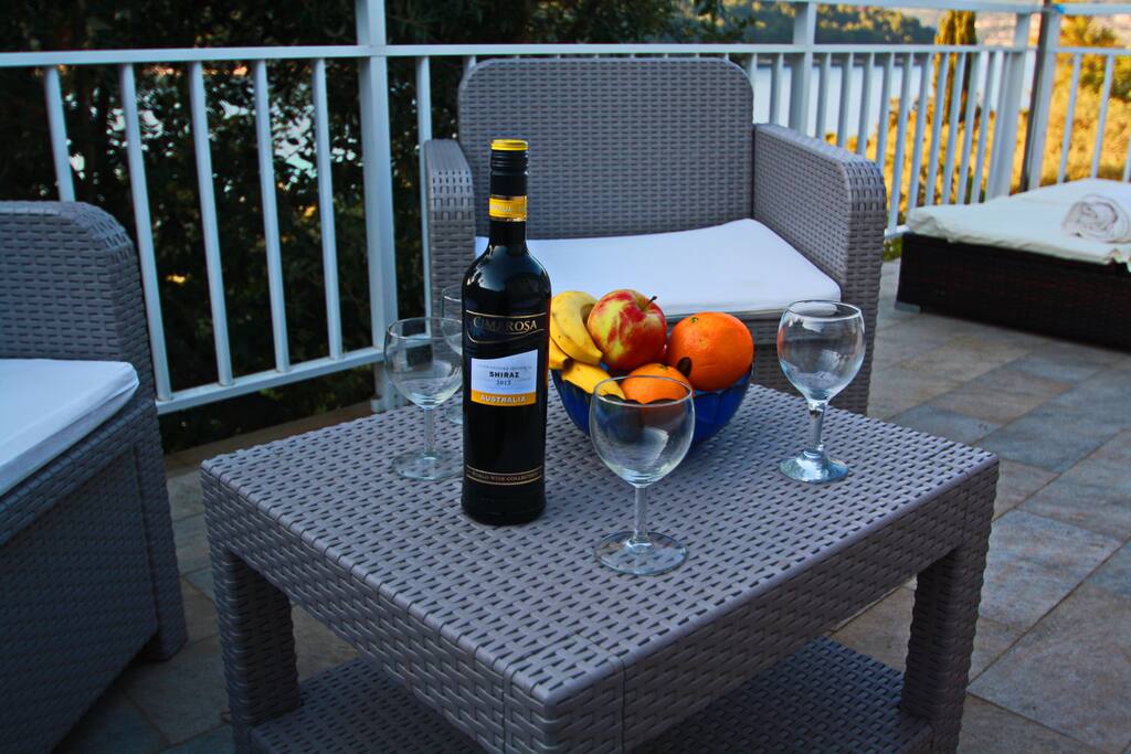 Outside seating area