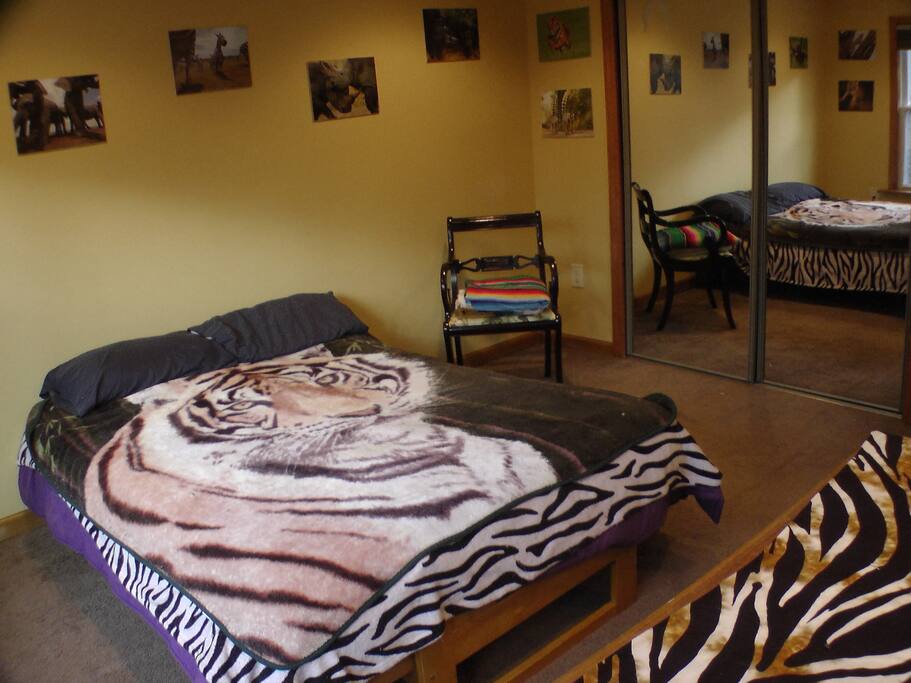 Bedroom. Double Bed. Walk in Closet