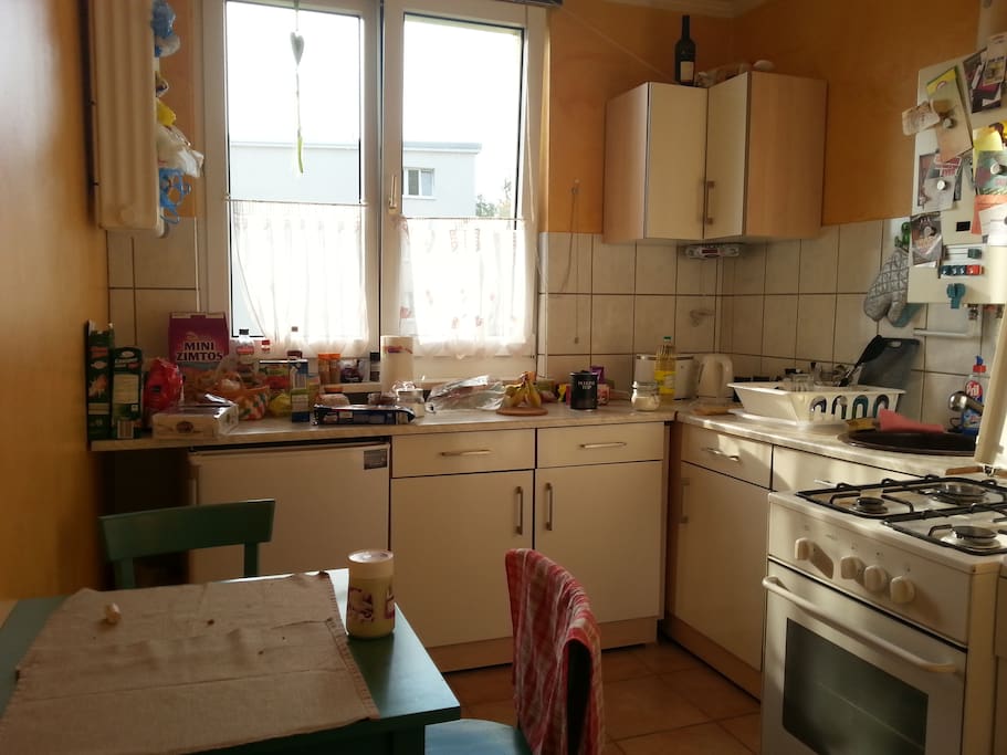 The kitchen once again