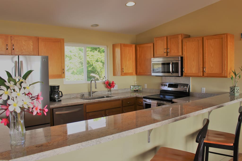 Full Kitchen with views all around