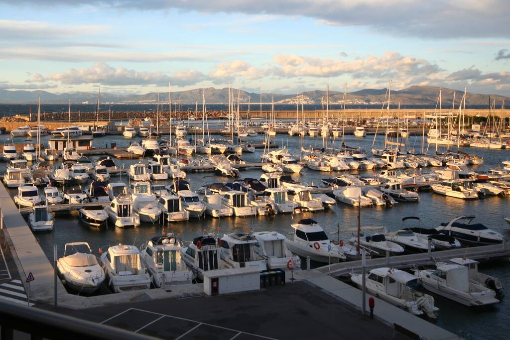 la vue depuis la terrasse