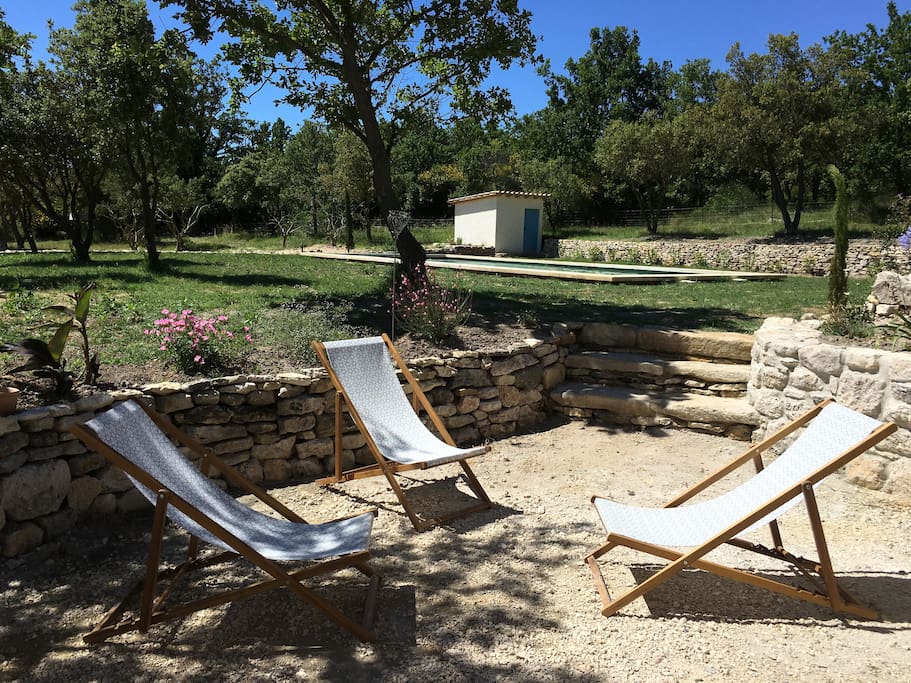 Coté piscine