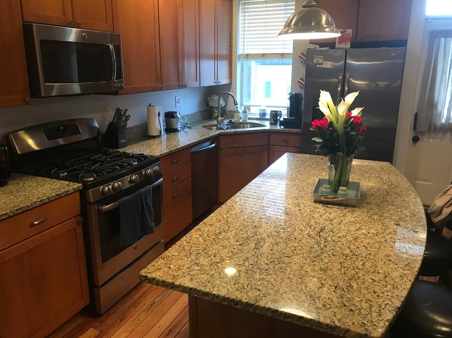Close up of Kitchen.