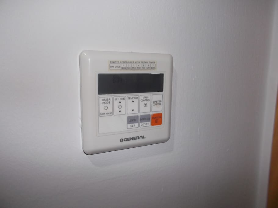 Control del climatizador frio/calor