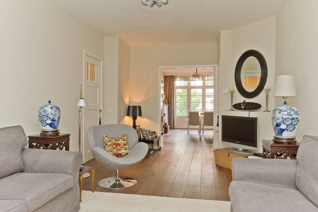 The apartment has a great atmosphere