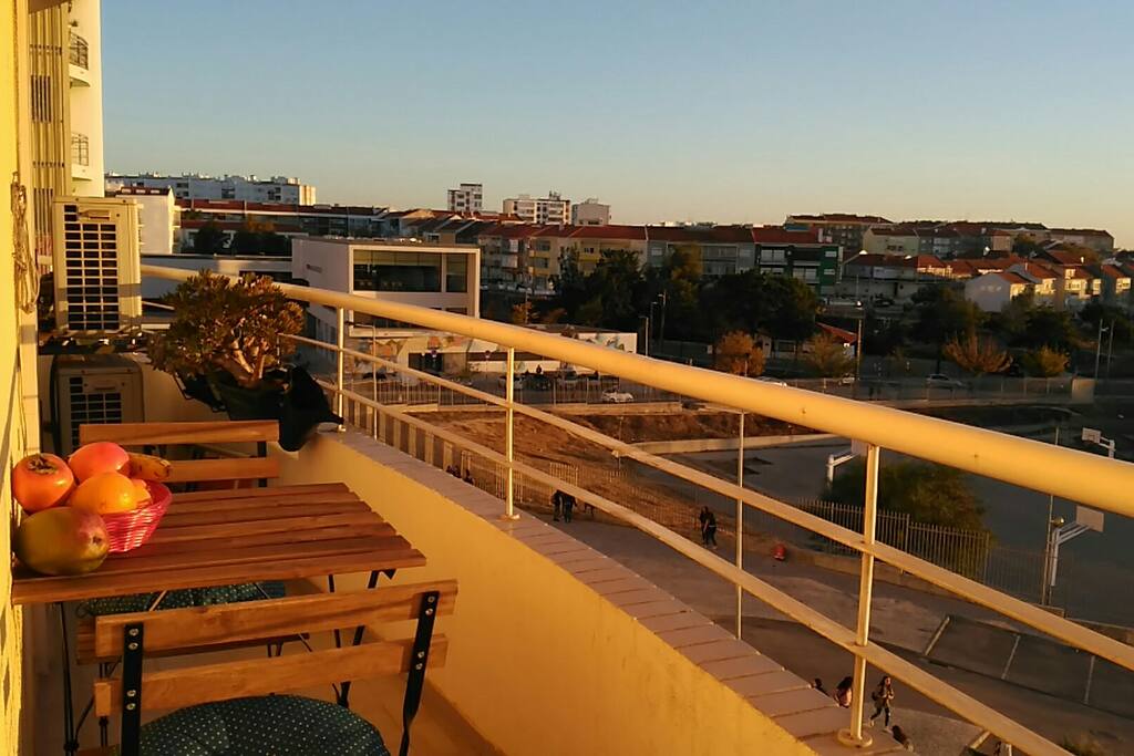 Shared balcony