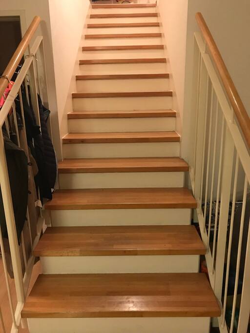 Stairs.
