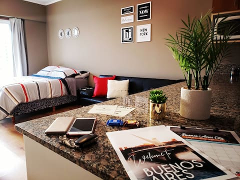Top Airbnb: Modern apartment - swimming pool + grill + gym en Villa Del Parque
