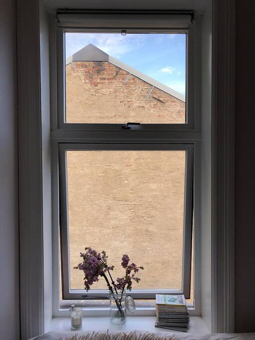 Rustic view from bedroom