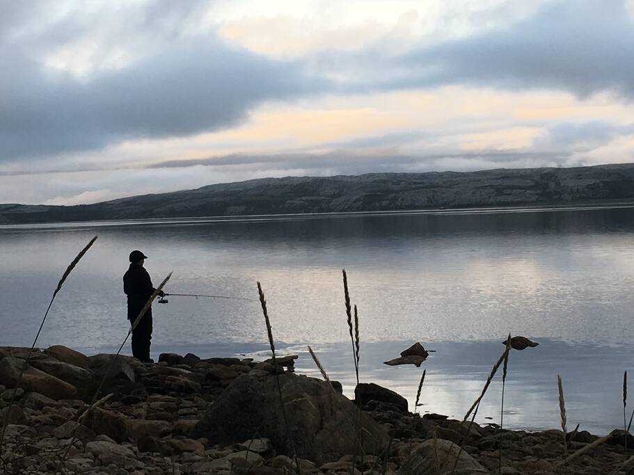 Fiske i fjorden