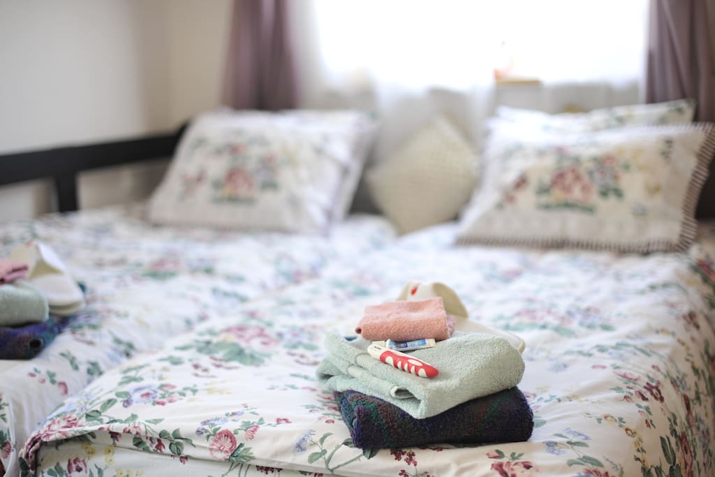 After a long day of touring, come rest on our special orthopedic beds with shoulder and hip pressure relieving points!
