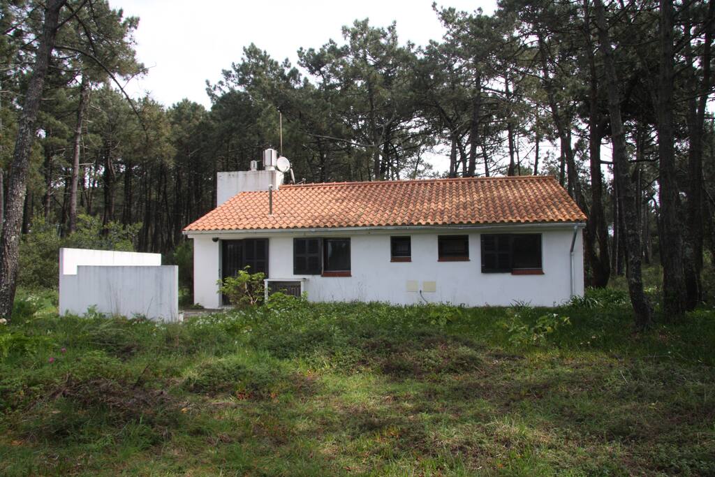 View from road, entrance on left of house