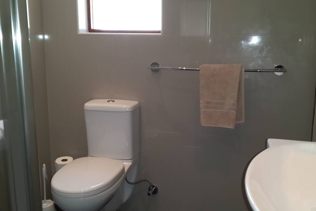 a well appointed bathroom (with walk-in shower no Bath)