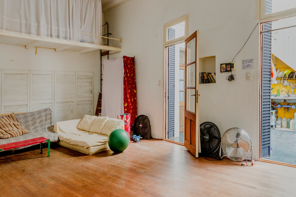 Departamento con 1 dormitorio en Almagro con terraza