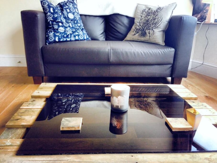 Comfy sofa to space out