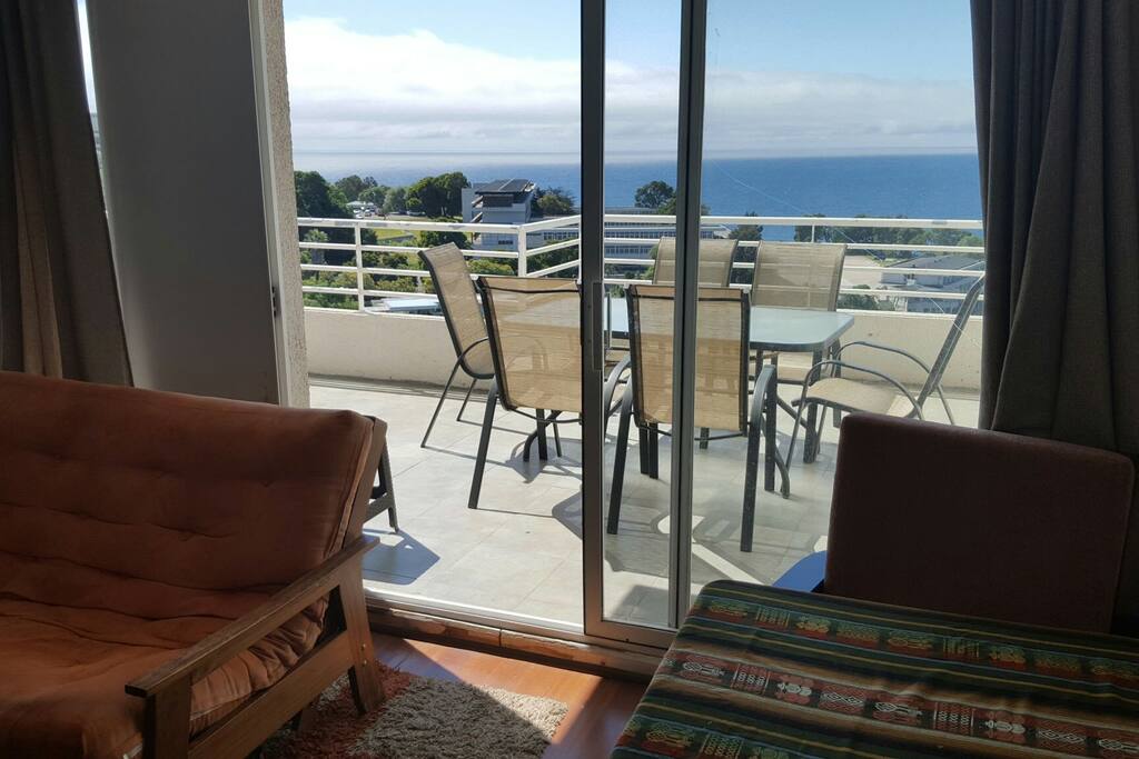 From inside of the apartment also your feeling is you are near to the ocean in the sky