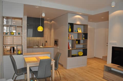 Popular Airbnb listing: Brand New Comfortable Apartment By Metro Station in Bielany