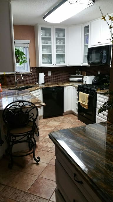 New remodeled kitchen.