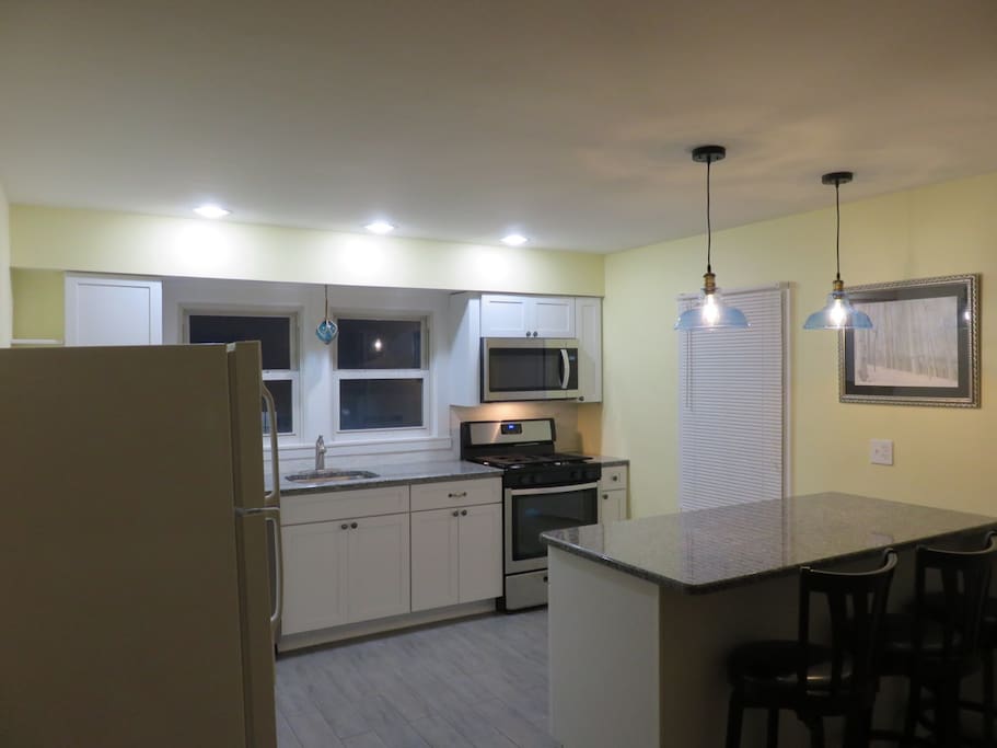 Recently renovated kitchen