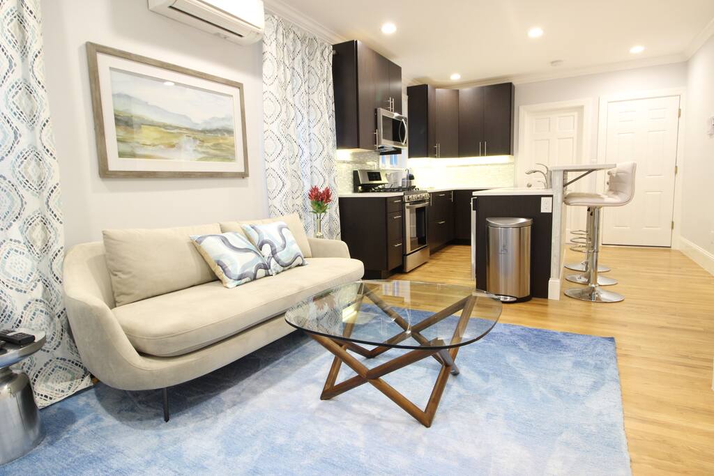 Spacious kitchen and brand-new appliances