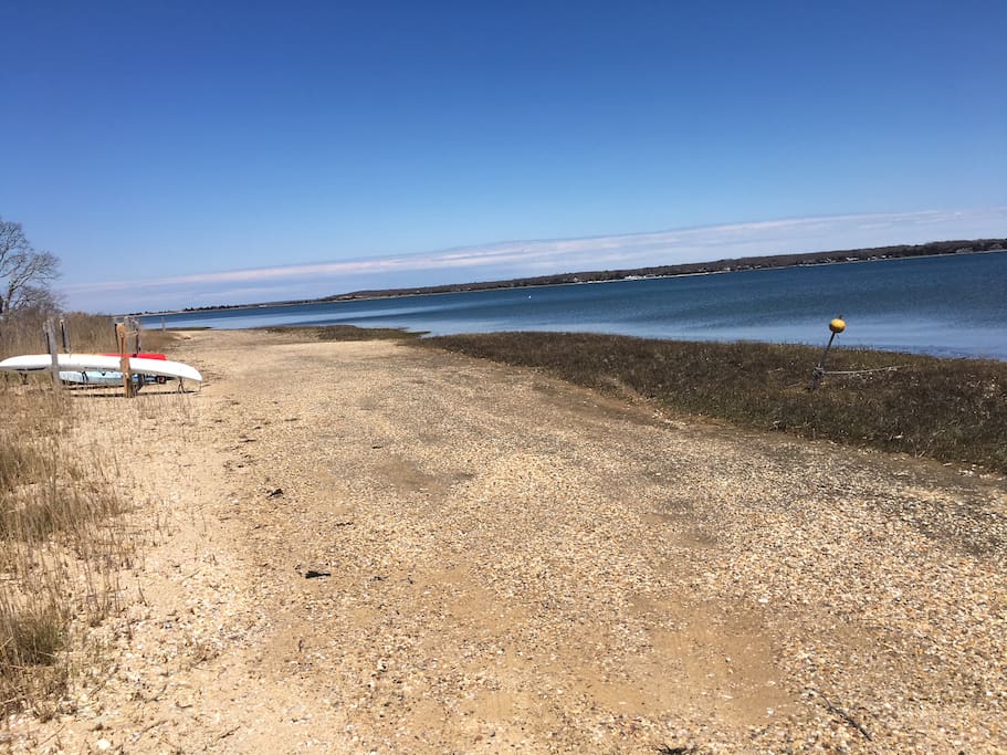 Steps away from Settler's Landing Beach