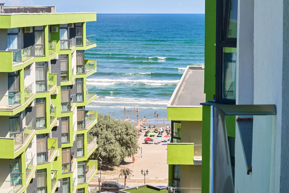 Aqua Vista Mimosa Luxury Alezzi Beach Resort — Apartment — vacation rental at Alezzi Beach Resort, Mamaia Nord, Constanța, Romania — property photo 2 | Aqua Vista Rentals