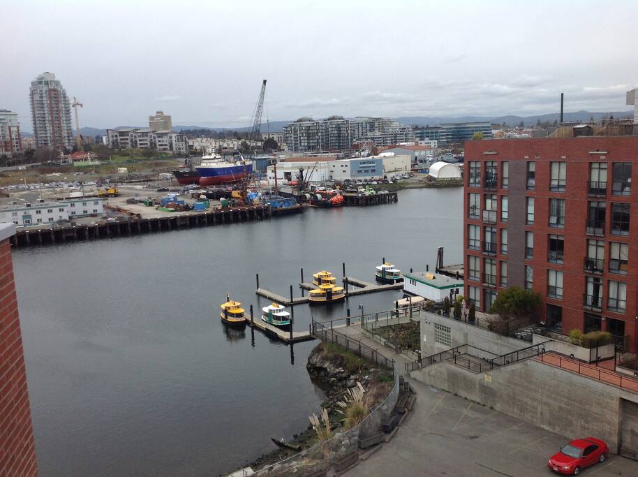 Ferry taxis - as seen from your balcony