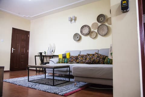 Afro-Bohemian 3 Bedroom Apartment Near Yaya Centre