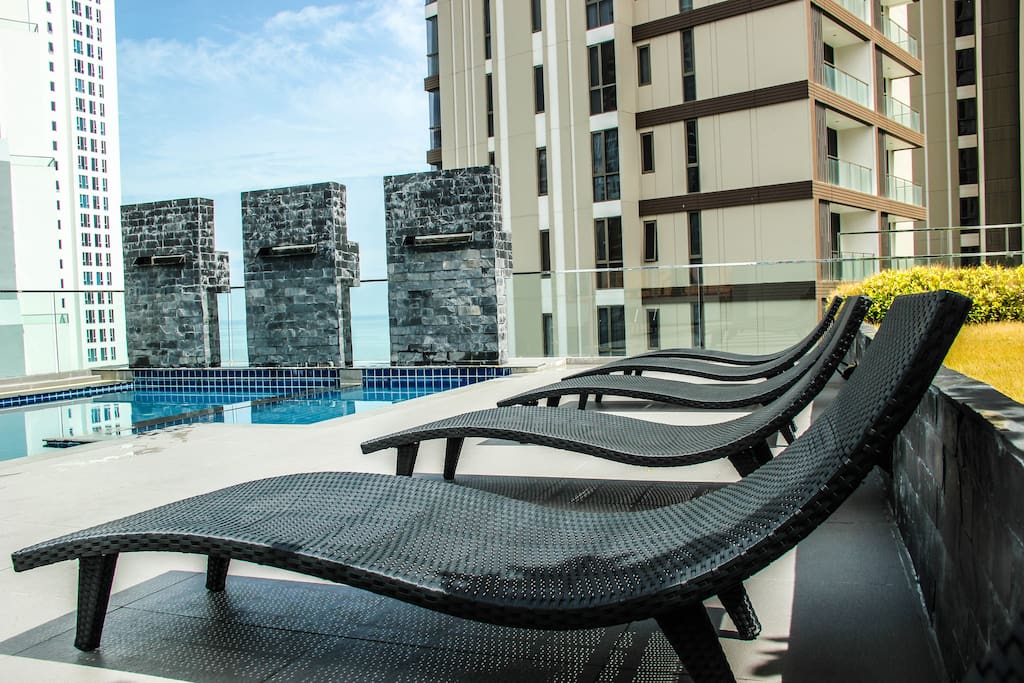 Rooftop swimming pool
