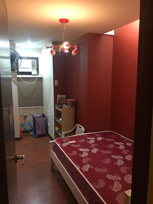 Bed room 1 with aircon