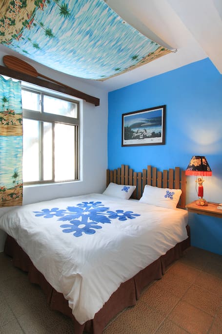 Delux Private Room for 4-person Delux4人套房其中1間2人房(呼啦房) ( Hula Room )
