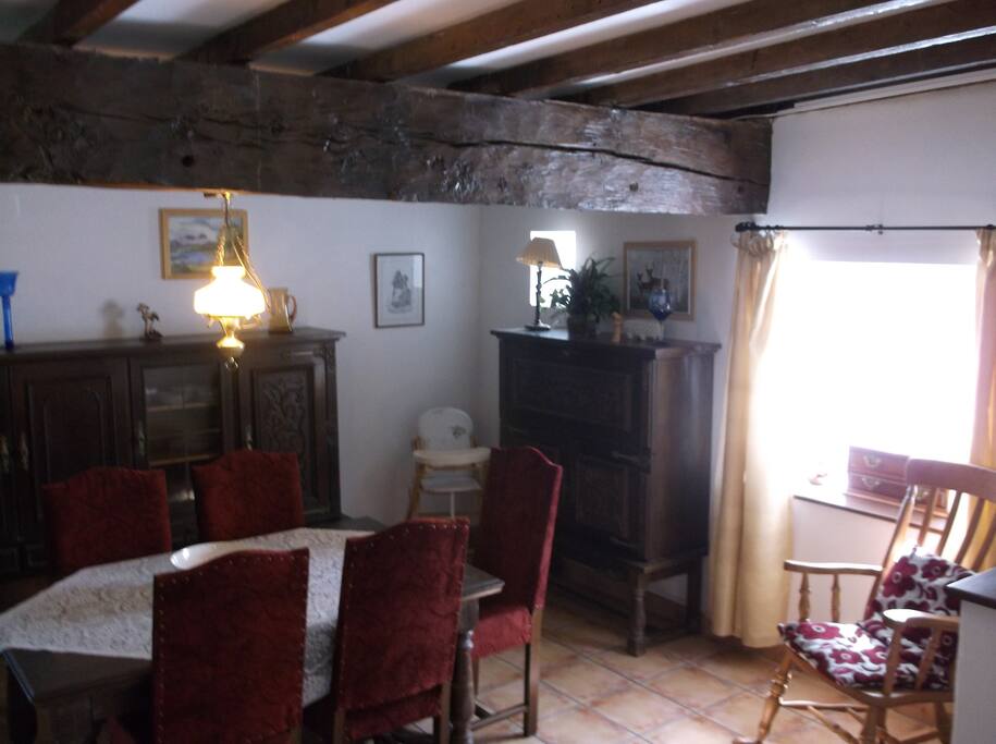 Dining room - high chair available. Family board games also provided
