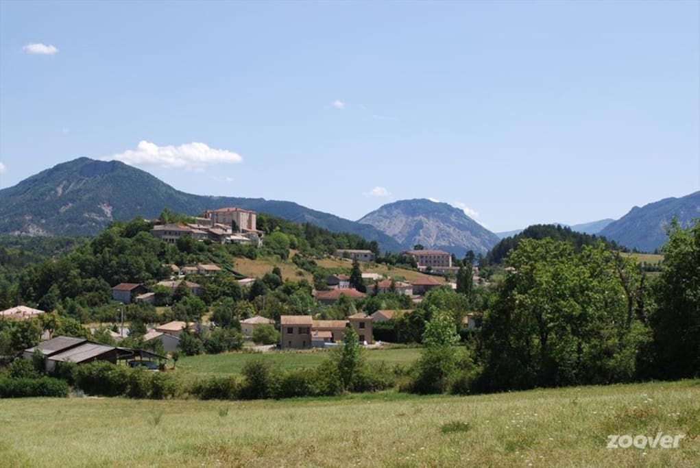Le village vu du Nord