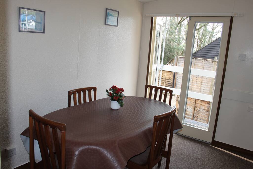 Dining space.