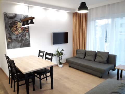 Popular Airbnb listing: Apartment in the very center of Łódź with parking. in łódź Polesie